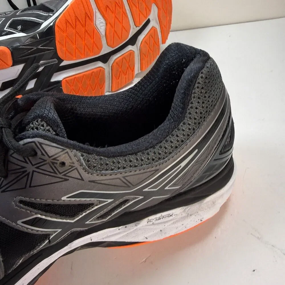 ASICS GT-2000 4 Running Sneakers Men’s Size 13 Black Orange T606N F450716 Shoes